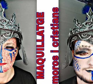 Maquillaje Moros y Cristianos