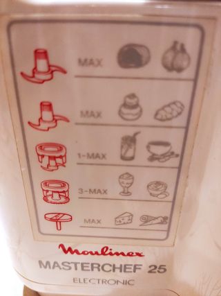 Moulinex: Robot de cocina años 80-90