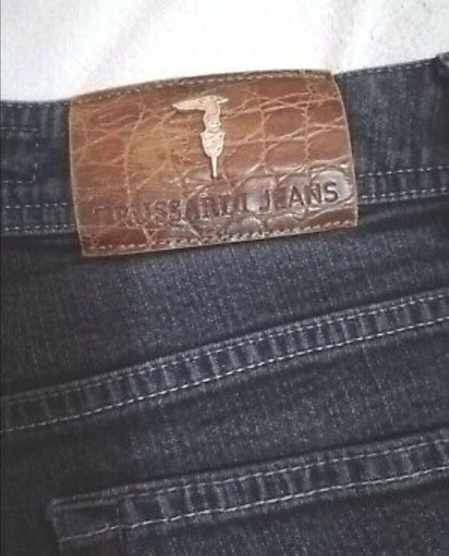 Trussardi jeans nero da donna, modello capri