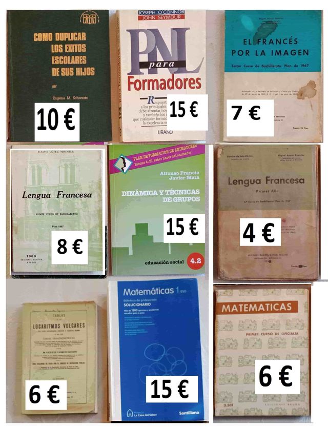 MATEMÁTICAS - 5 LIBROS ESCOLARES