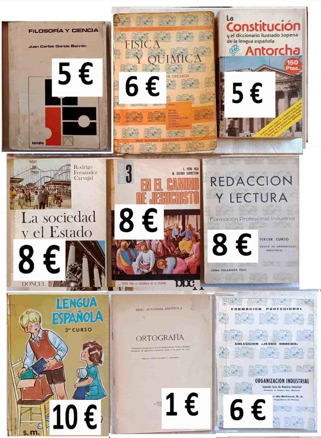 MATEMÁTICAS - 5 LIBROS ESCOLARES