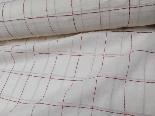 8.30 mtrs visillo resto pieza poliéster algodón co