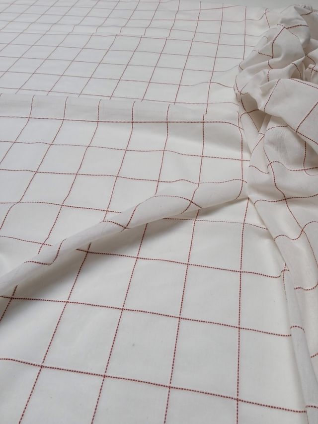 8.30 mtrs visillo resto pieza poliéster algodón co