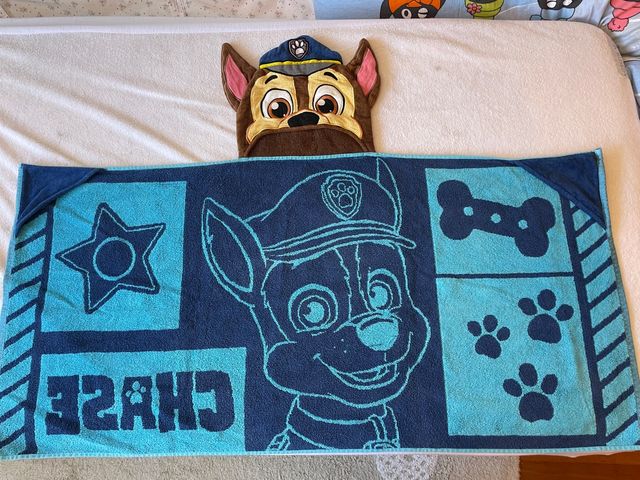 Poncho-toalla Chase patrulla canina