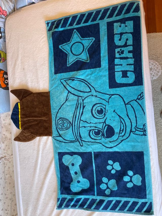 Poncho-toalla Chase patrulla canina