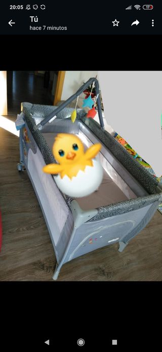 Cuna viaje + colchón
