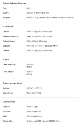 Bicicleta MTB Fuji SLM 29 2.7