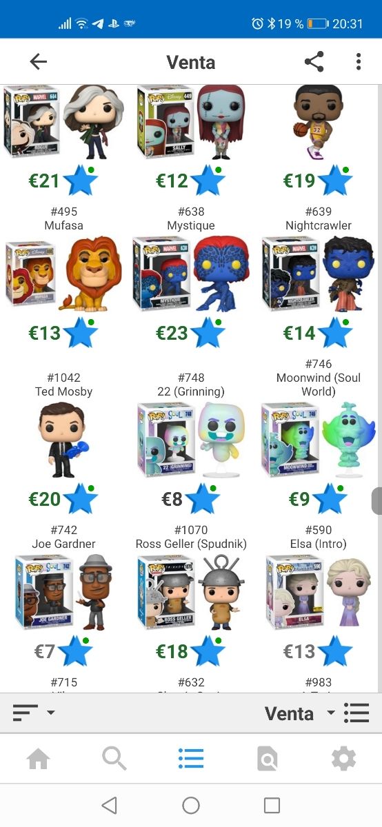 Venta de funko pop