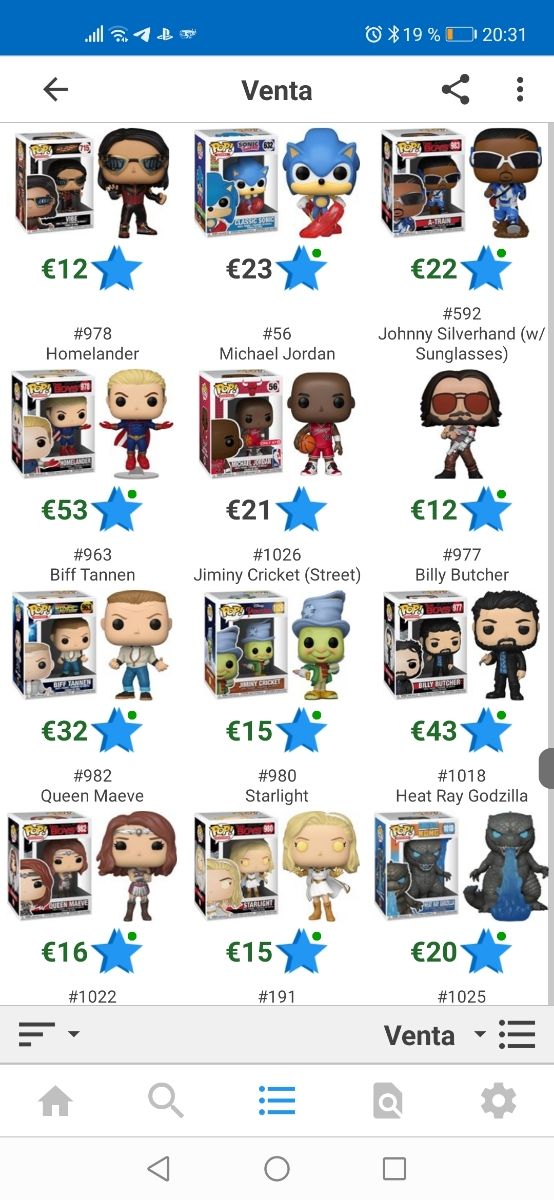 Venta de funko pop