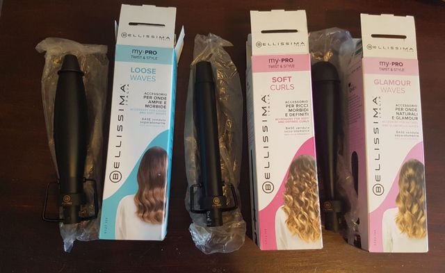 Arricciacapelli, 3 accessori. Imetec
