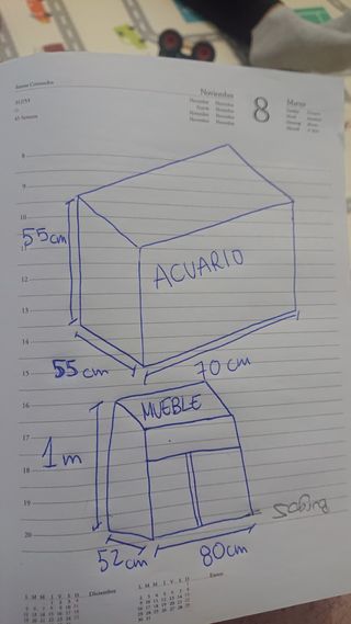 Acuario marino 200l