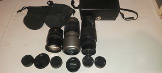 camara reflex D80(repuestos) y objetivos