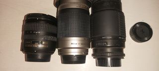 camara reflex D80(repuestos) y objetivos