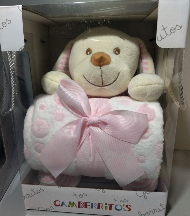 PELUCHES LOS GAMBERRITOS  CON MANTA  OFERTA: 9,90€