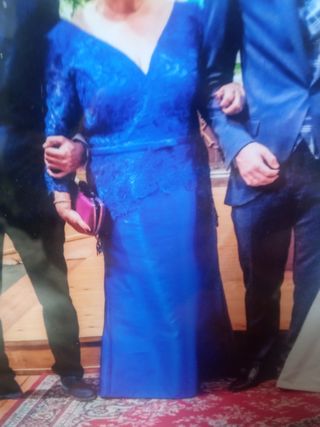 Vestido largo,(bodas,comuniones)talla 48