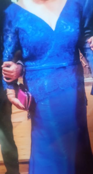 Vestido largo,(bodas,comuniones)talla 48