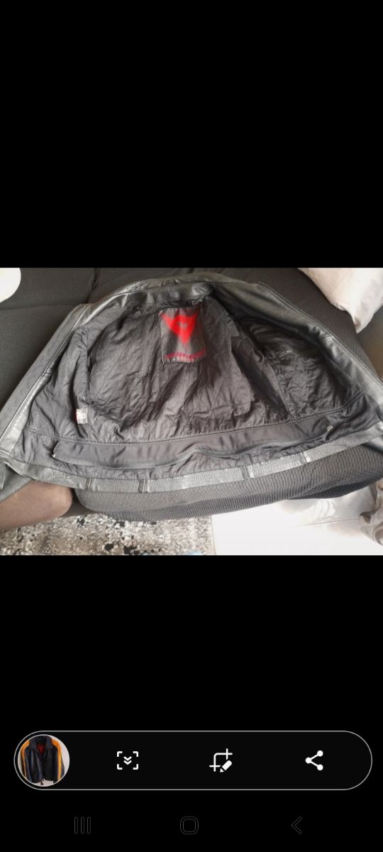 giubbotto in pelle Dainese taglia 50  L