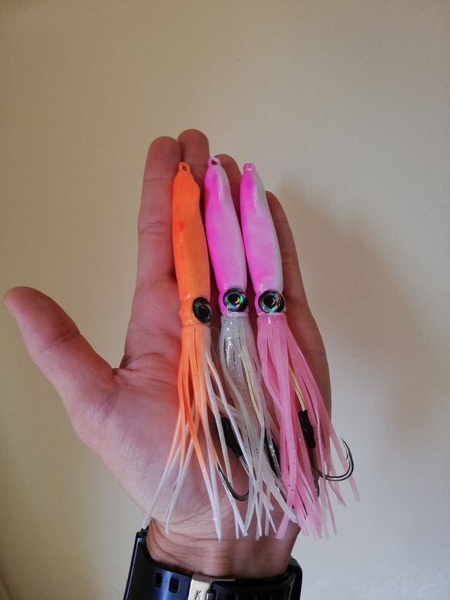 señuelo pesca calamar 60
