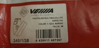 NUEVO Pantalón trabajo talla 38