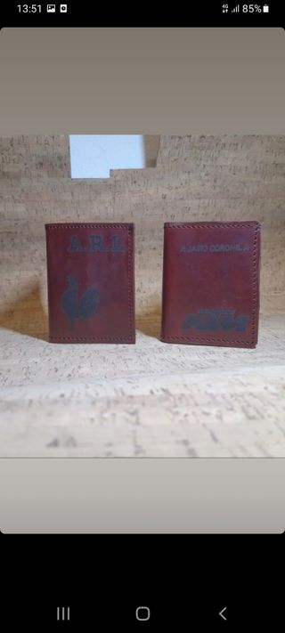 CARTERAS DE CUERO ARTESANAL