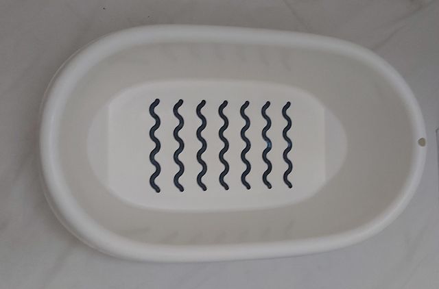 Bañera bebe antideslizante.