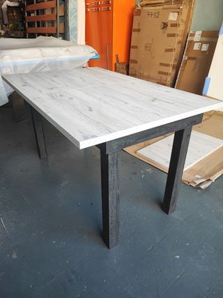 Mesa extensible de madera centro de salón 140/190