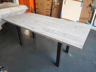 Mesa extensible de madera centro de salón 140/190