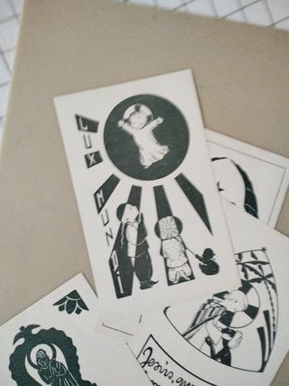 lote de 5 estampas religiosas infantiles