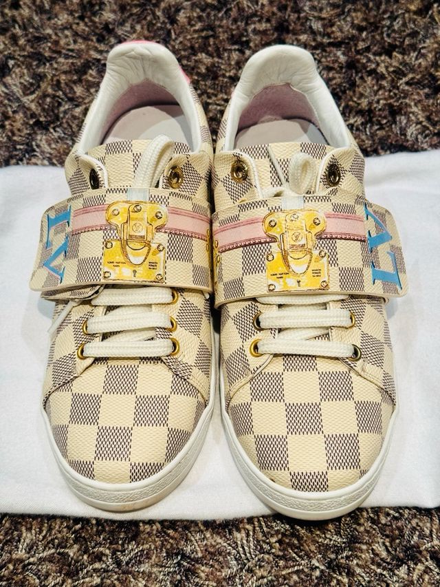 Zapatoz de piel mujer LV n40