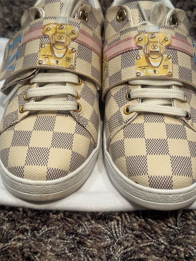 Zapatoz de piel mujer LV n40