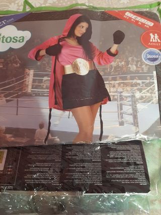 Disfraz boxeadora M l