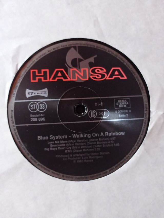 vinilo de blue system