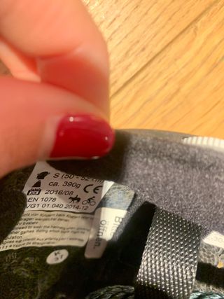 Casco montar a caballo de niña