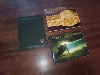 Portagaranzia + libretti Submariner Oyster orologi