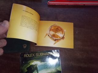 Portagaranzia + libretti Submariner Oyster orologi