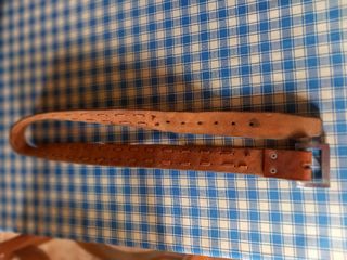 cinturón cuero artesano