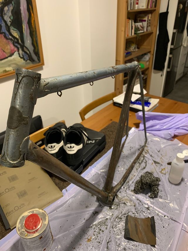 Bicicleta piñon fijo años 50