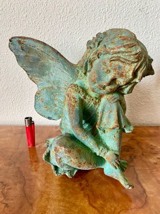 Figura hada en hierro fundido