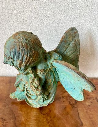 Figura hada en hierro fundido