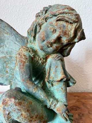 Figura hada en hierro fundido