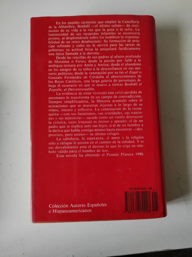 Libro El manuscrito Carmesí 