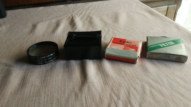 lentes para cámaras antiguas Kenko y konica