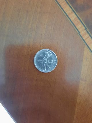 moneta 50 lire piccola 1995