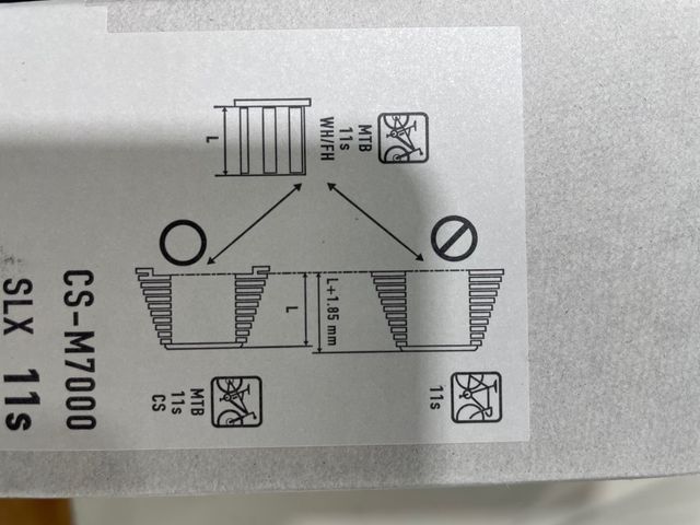 Cassette shimano 11v 11/46