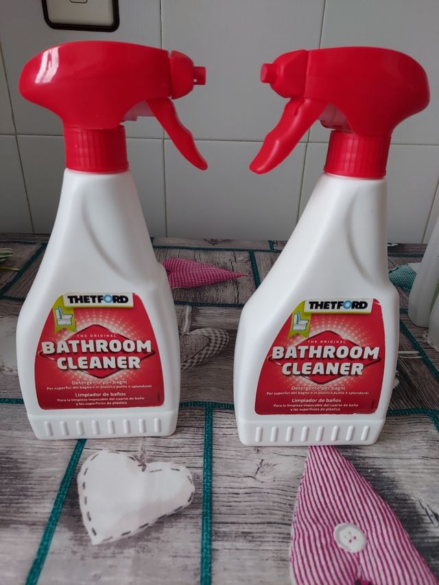 Productos de limpieza para caravana