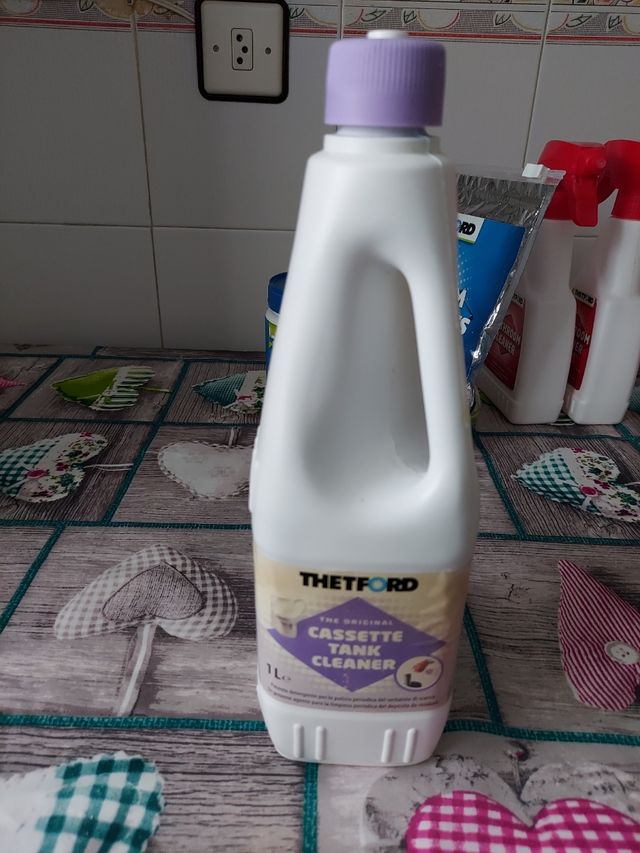 Productos de limpieza para caravana