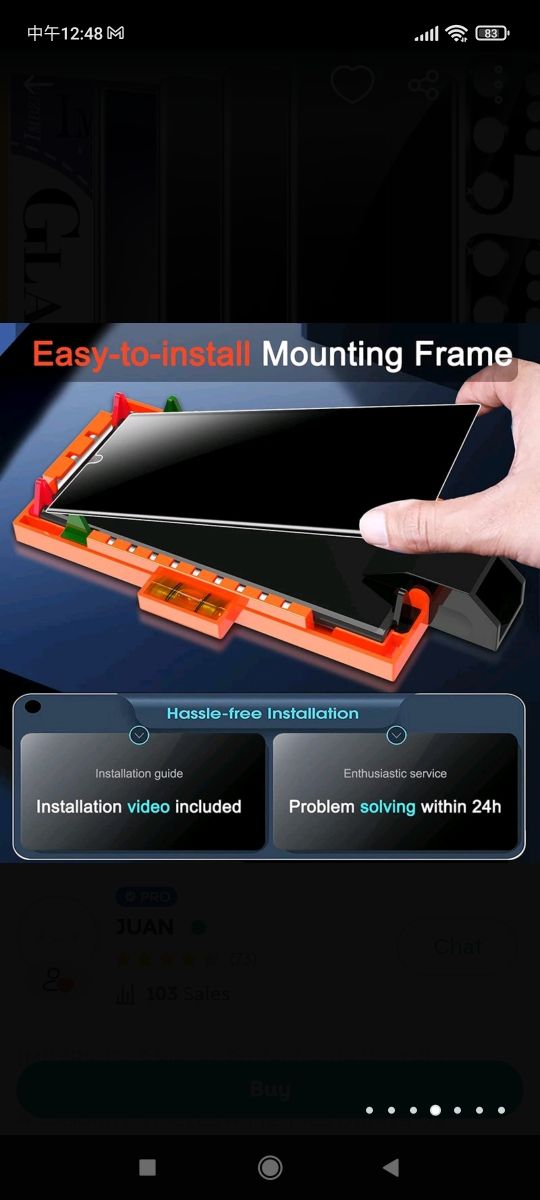 IMBZBK [3+3 Piezas Protector de Pantalla Samsung G