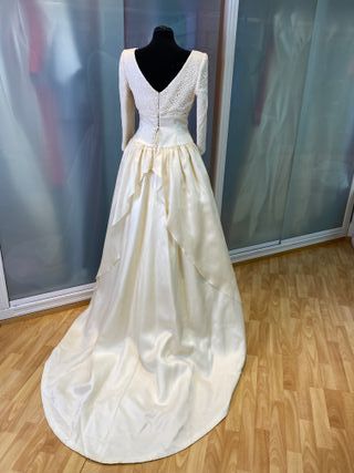 vestido de novia manga larga