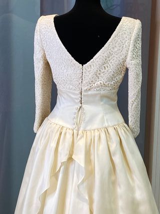 vestido de novia manga larga