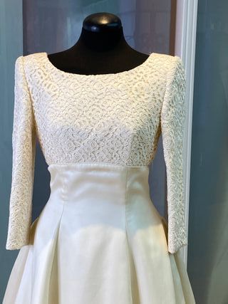 vestido de novia manga larga